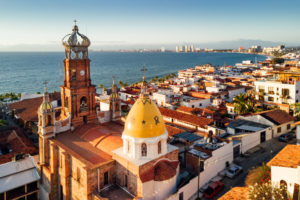 Panoramic Aerial View of Puerto Vallarta Skyline in Mexico. Webinar image for the Fifth LATAM Capacity Building Workshop.