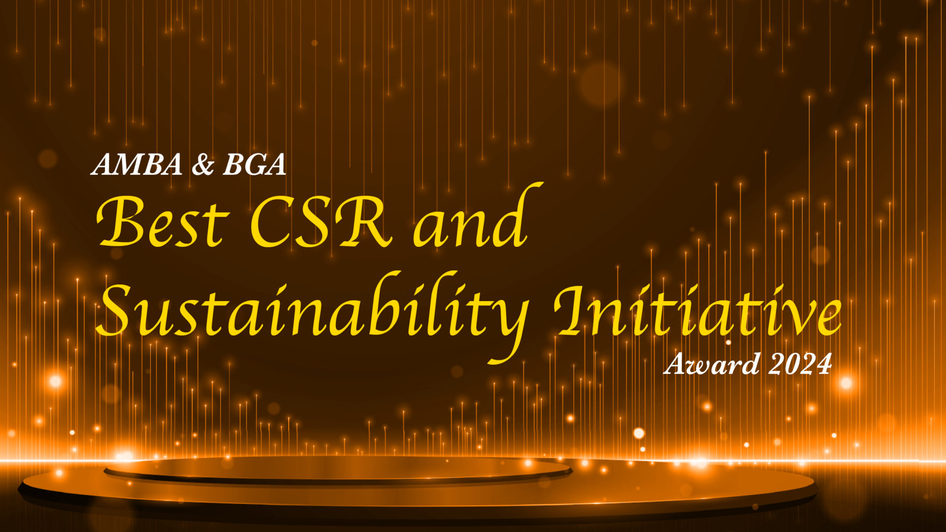 Best CSR and Sustainability Initiative