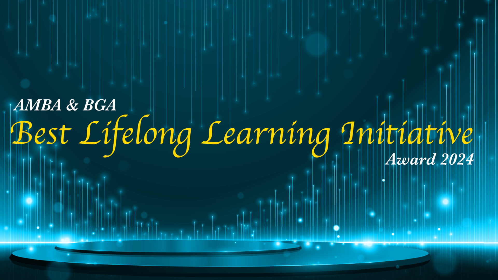 Best Lifelong Learning Initiative Award 24